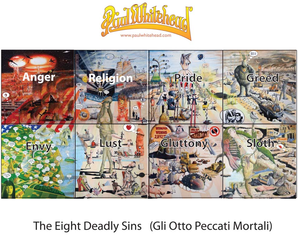 8 Deadly Sins by Paul Whitehead