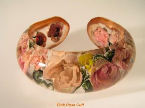 Pink Rose Cuff