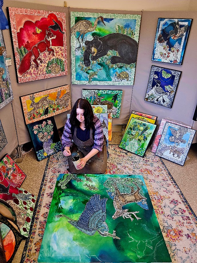 Lynnette Shelley in Studio